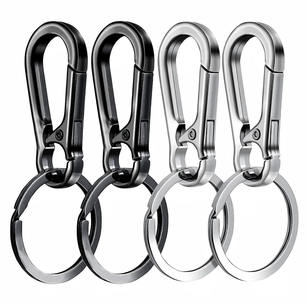 4Pcs Carabiner Keychain
